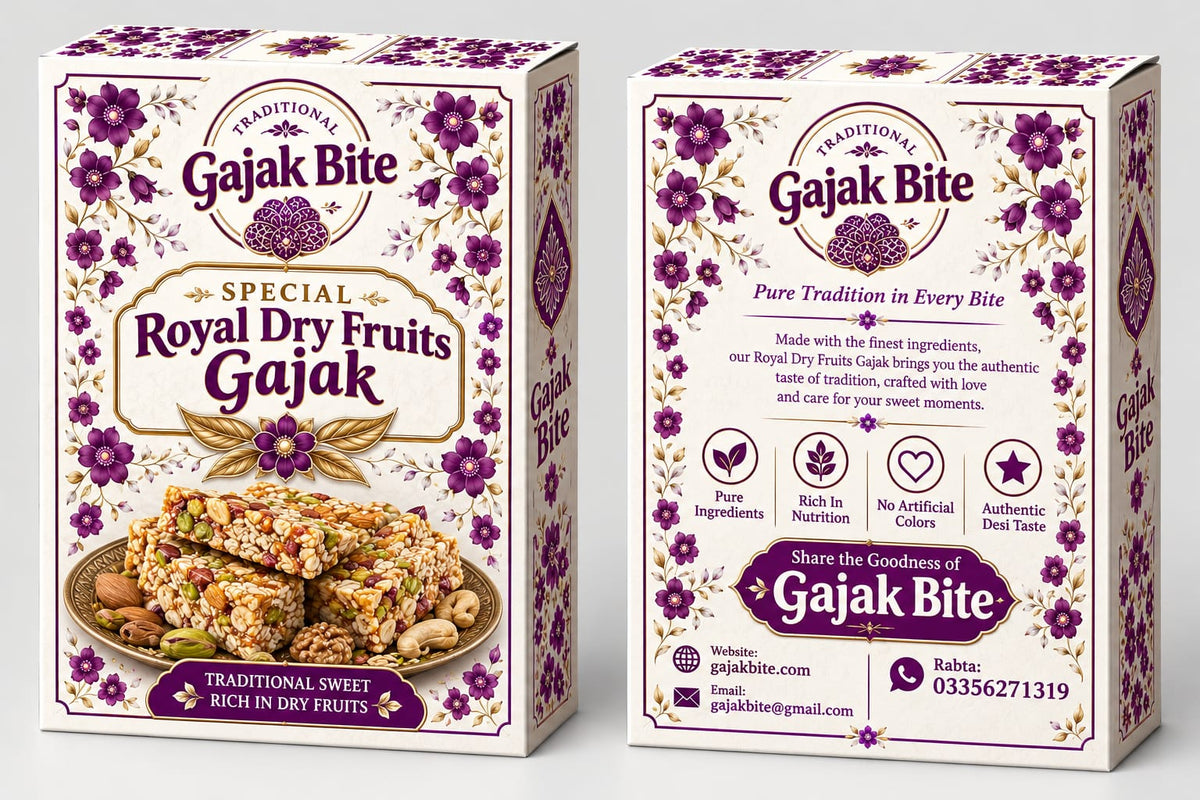 Royal Dry Fruit Gajak – Pure Elegance, Royal Crunch! (400g)